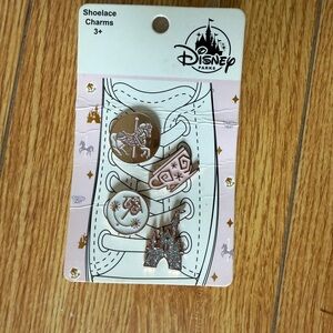 Disney Parks Kids Shoelace Charms - Rose Gold toned